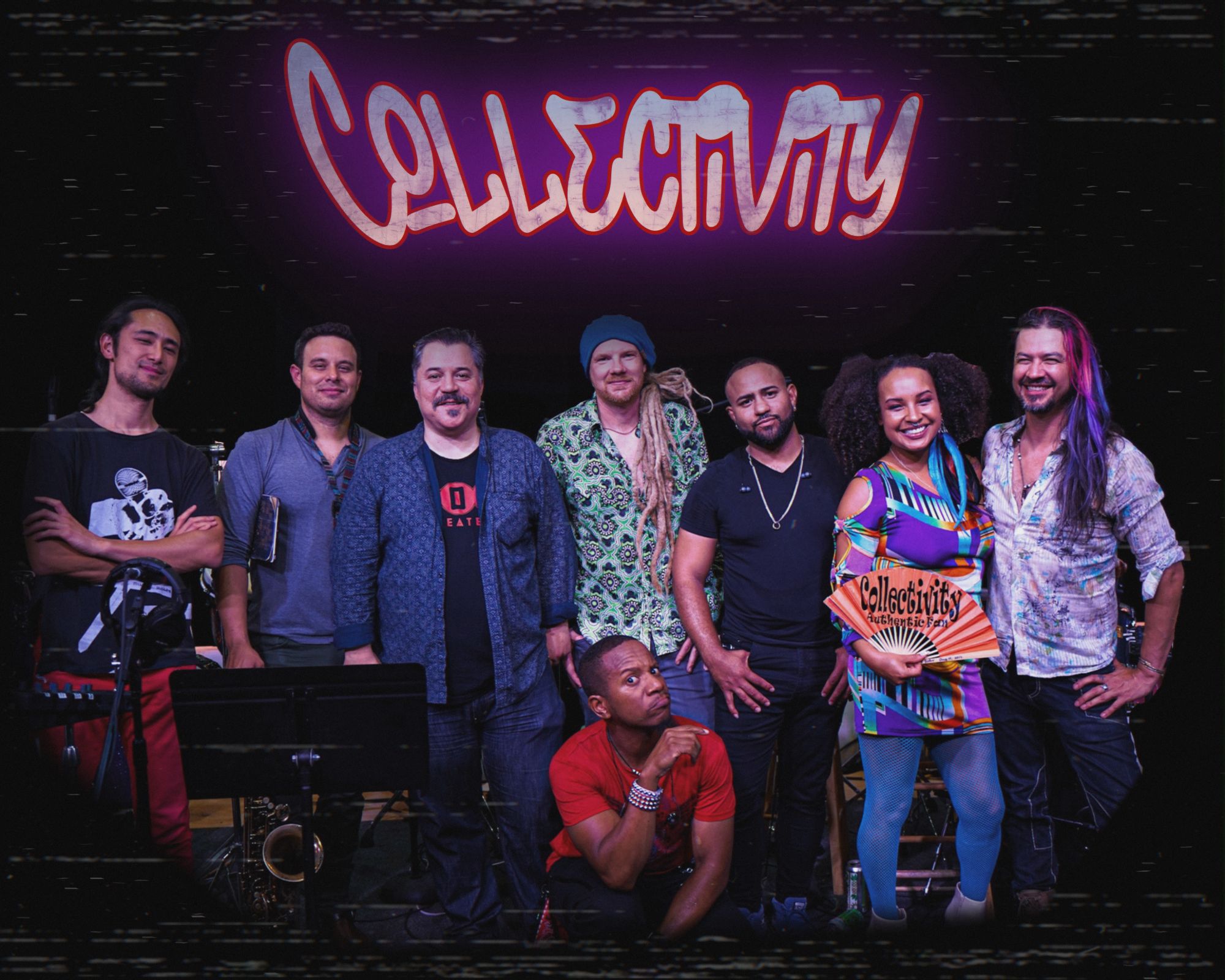 Collectivity band photo with the Collectivity logo